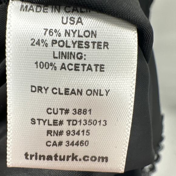 TRINA TURK NWT Black Lace Kianna Fit & Flare Dress // 6 - Picture 11 of 11